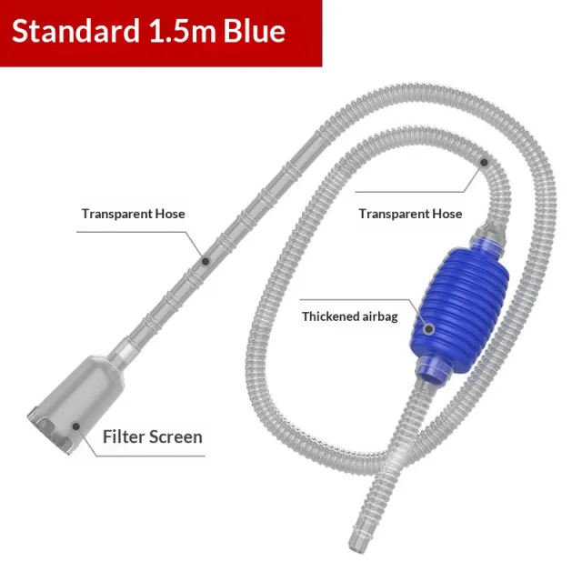 Fish Tank Water Changer Cleaning And Maintenance Blue - Shop at LoveMi