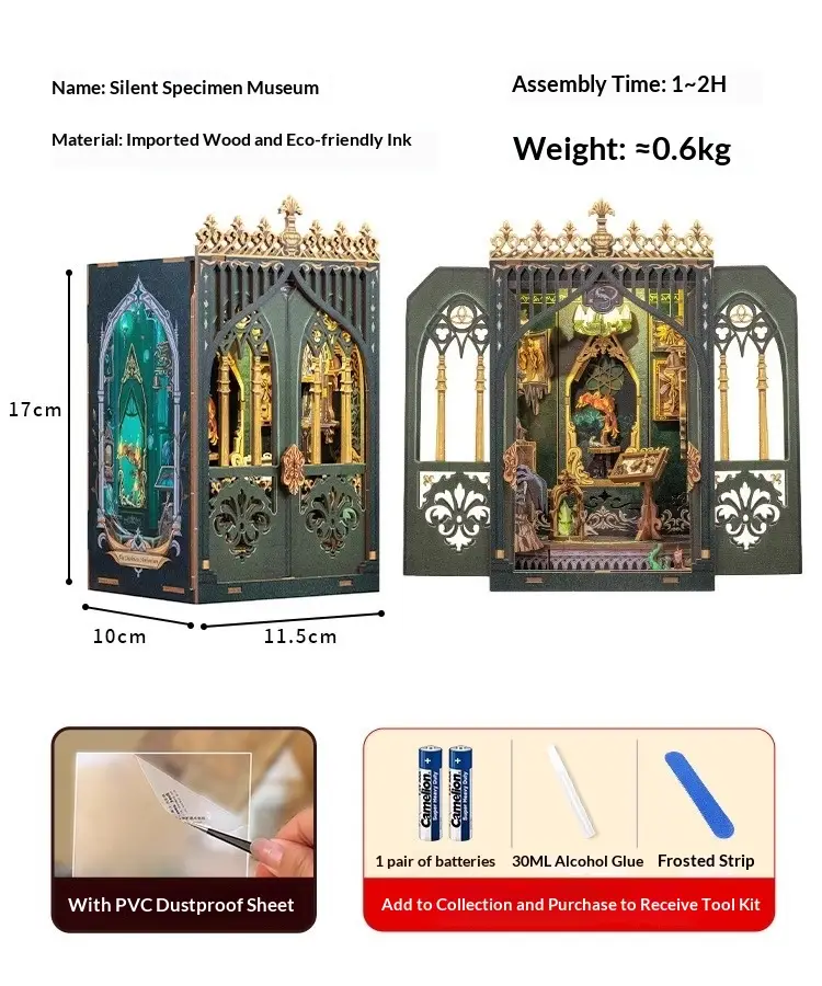 Mini Bookstand Surprise DIY Cottage Magical Miniature Travel Agency 3D Cottage