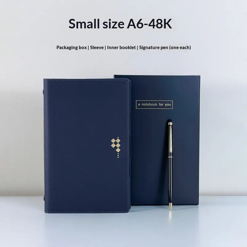 Gift Box with Pen and Loose-leaf Notebook Set