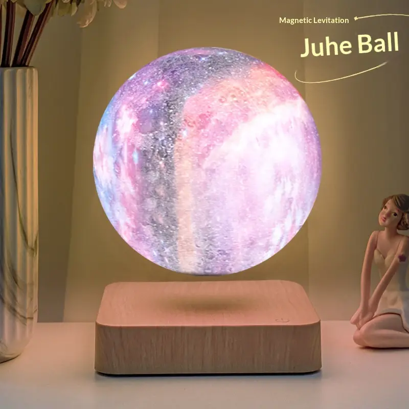 Magnetic Levitation Starry Sky Lamp 3D-Printed 14 Cm Ambient Light