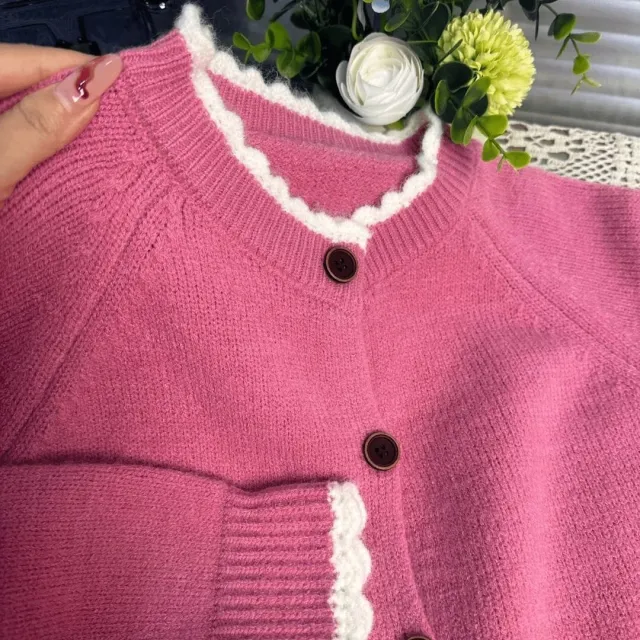 Women's Fashion Coat With A Crew Neck Rose - Shop at LoveMi