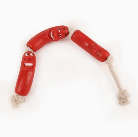 Puppy Funny Ham Sausage Dog Chew Toys Pet Supplies