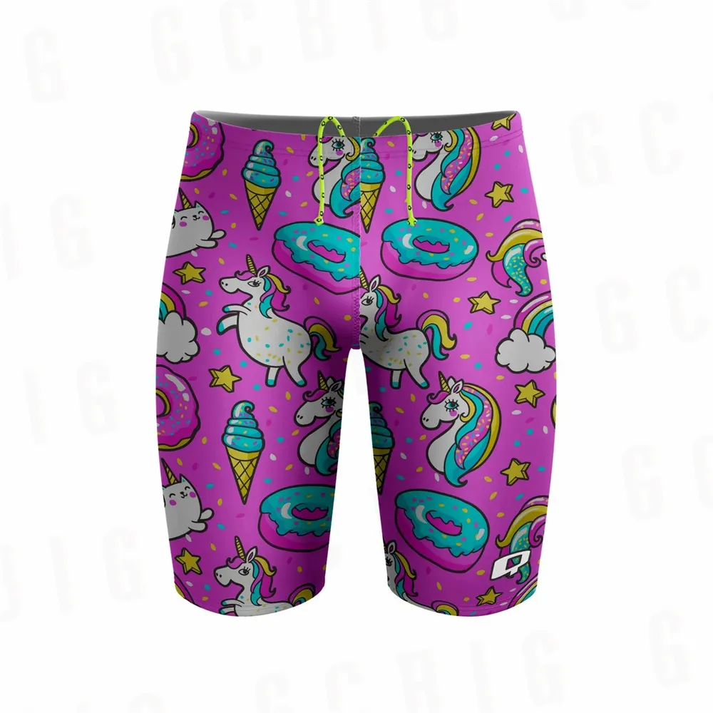 Men's Flat-crease Swim Trunks, Quick-drying Beach Shorts - 3Color-L