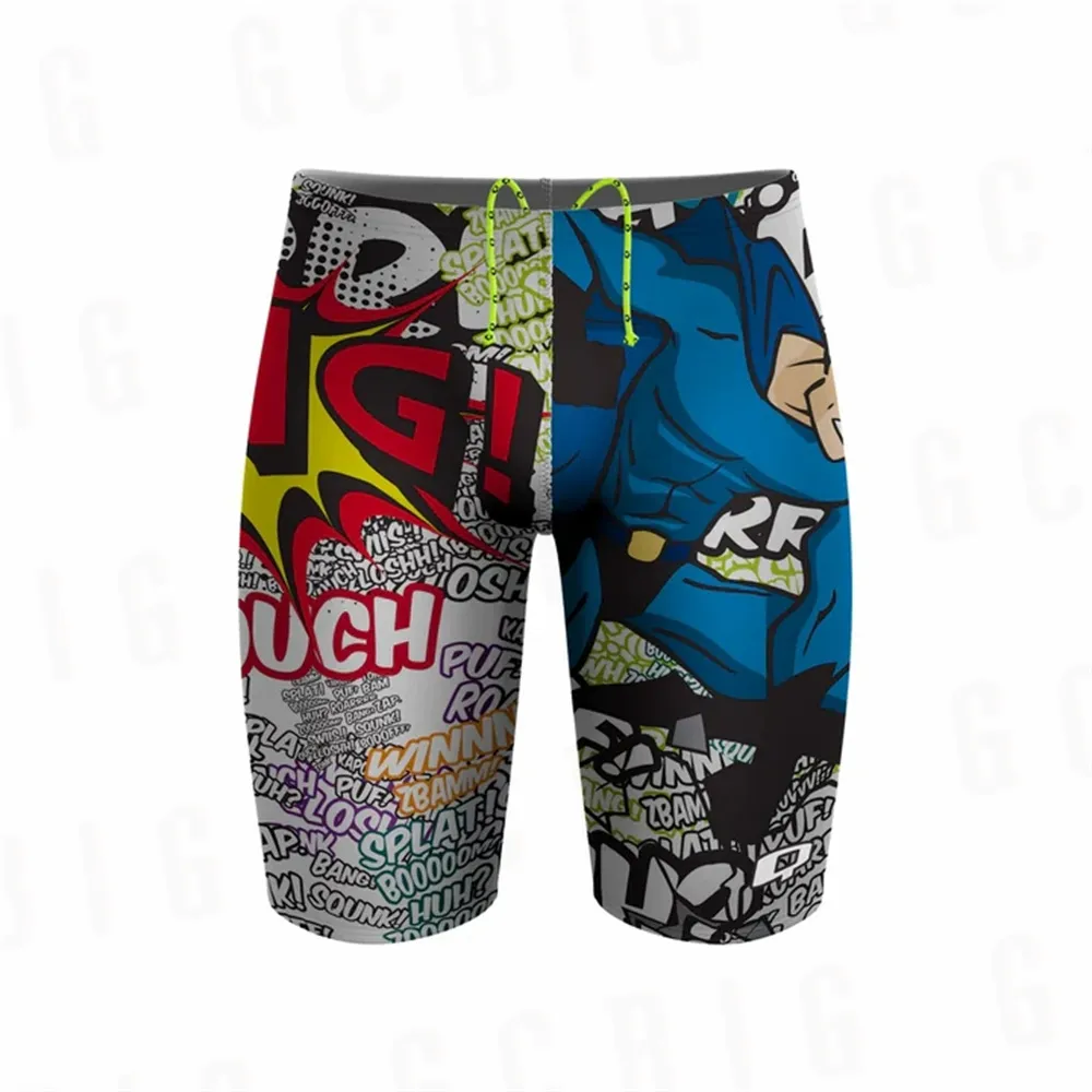 Men's Flat-crease Swim Trunks, Quick-drying Beach Shorts - 1Color-Xs