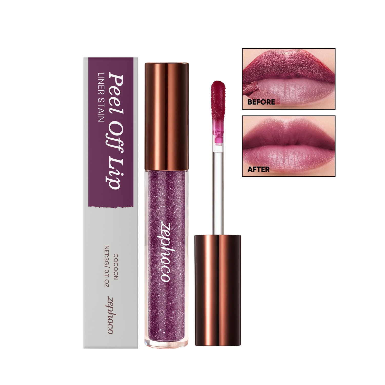 Tearing Waterproof Lip Gloss