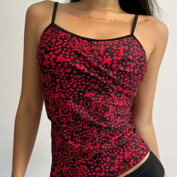 Women's Two-piece Bikini With Triangle Cut And Open Back