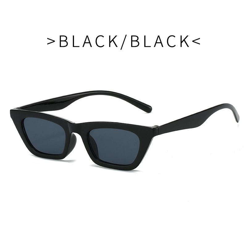 Fashionable Small-frame Cat-eye Personalized Hip-hop Sunglasses
