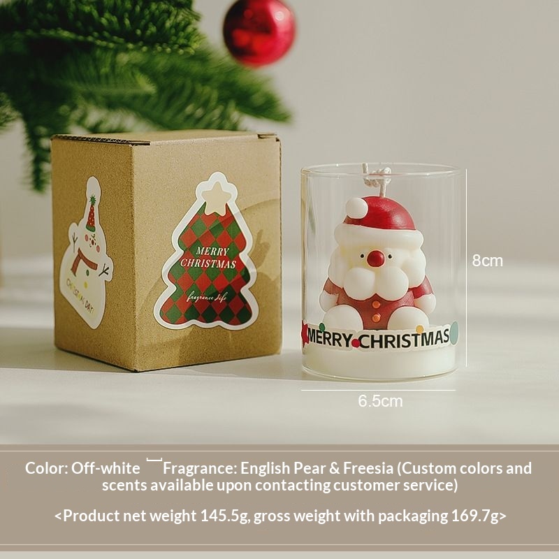 Christmas Cup Wax Santa Claus