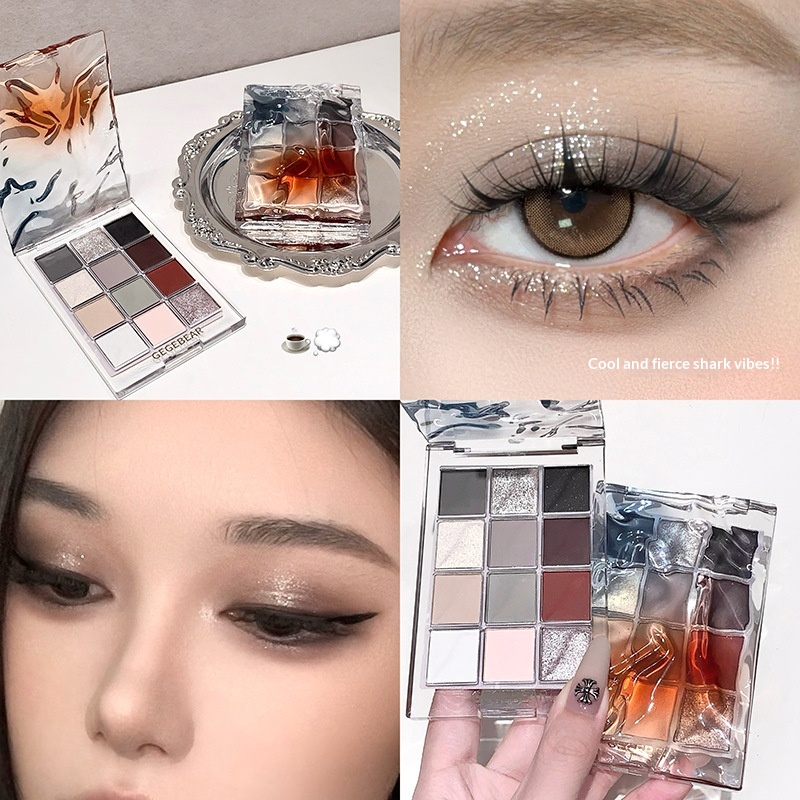 Water Ripple Color Eyeshadow Palette For Korean-Style Makeup