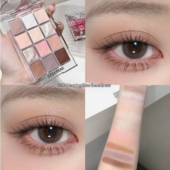 Water Ripple Color Eyeshadow Palette For Korean-Style Makeup 7