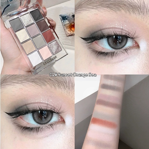 Water Ripple Color Eyeshadow Palette For Korean-Style Makeup 6