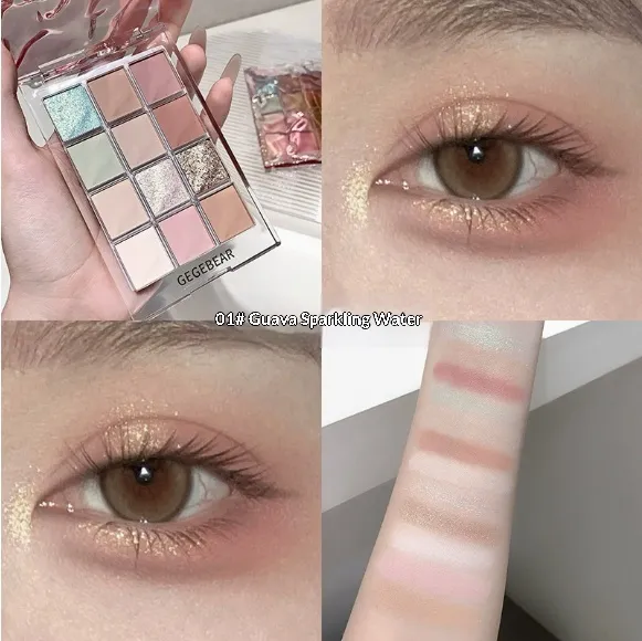 Water Ripple Color Eyeshadow Palette For Korean-Style Makeup - Gx2081 01