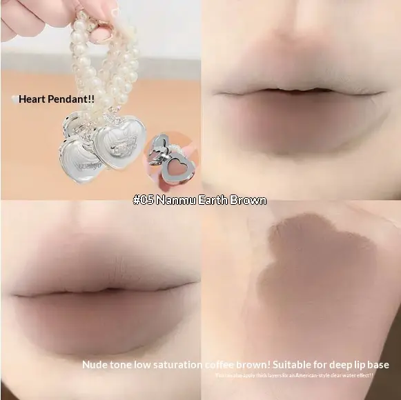 The Heart-shaped Lip Gloss Has A Soft And Smooth Texture