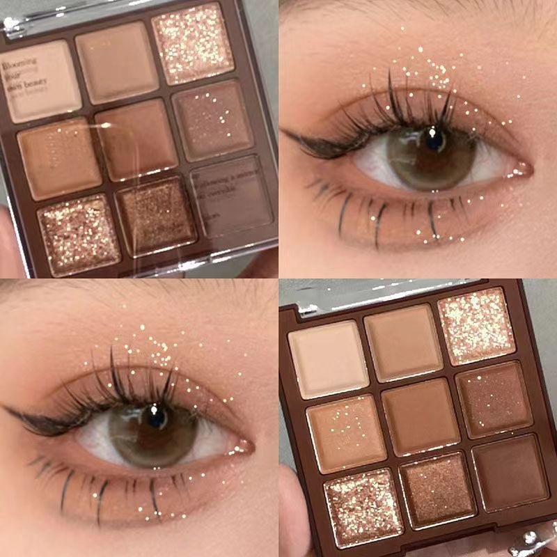 Nine-color Mocha Chocolate Eyeshadowshimmer And Matte 6