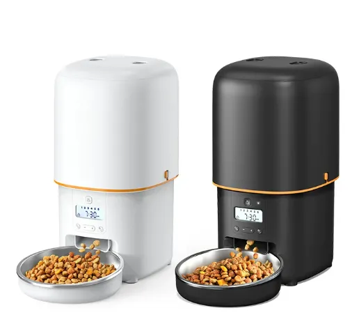 Automatic Pet Feeder Intelligent Remote Video Control Button Version White - Shop at LoveMi