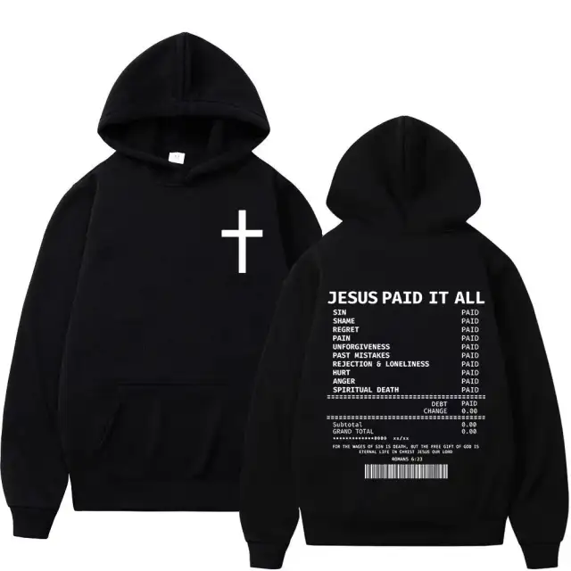 European Size Drop shoulder Sleeve Casual Sports Hoodie Sweater Picture Style M - Shop at LoveMi