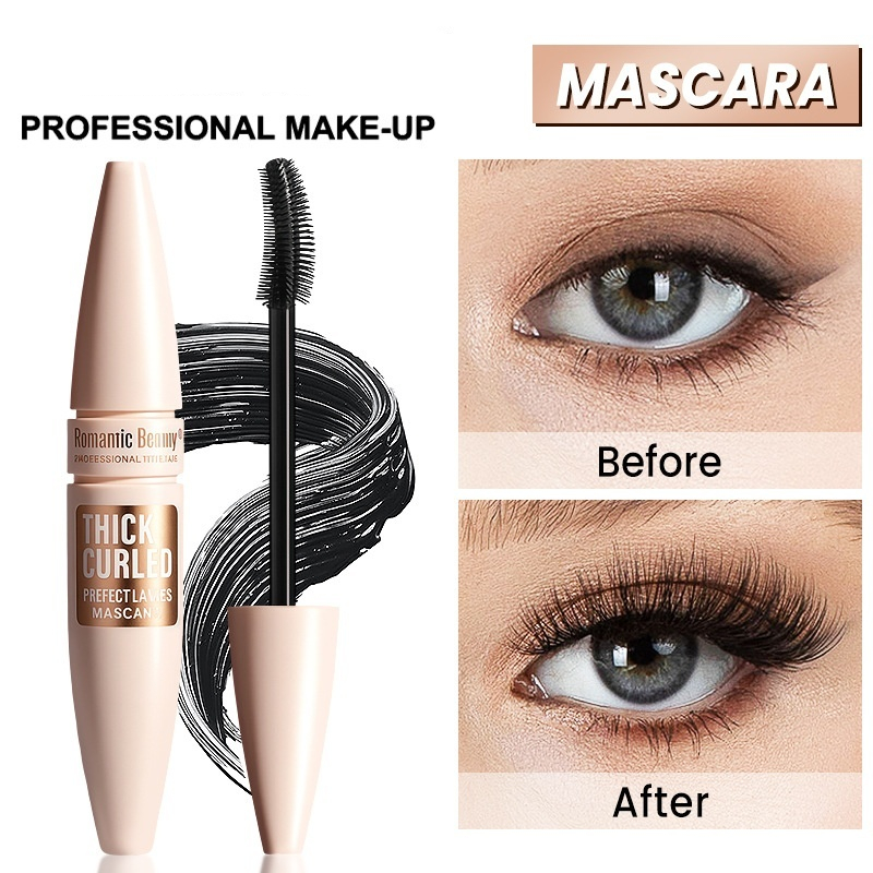 Waterproof Lengthening Smudge Proof Thickening Curling Long Lasting Volumizing Mascara