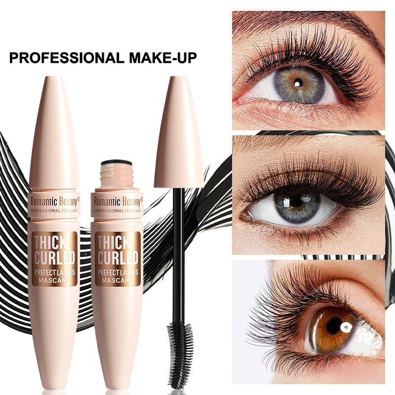 Waterproof Lengthening Smudge Proof Thickening Curling Long Lasting Volumizing Mascara 3