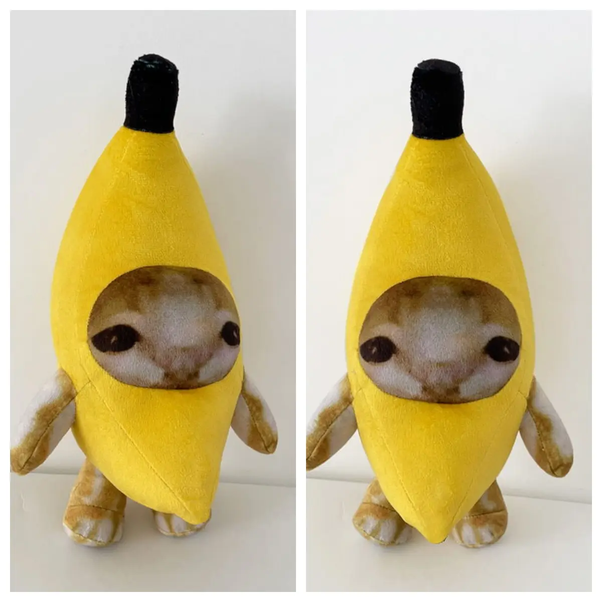 Banana Happy Cat Plush Toy Doll