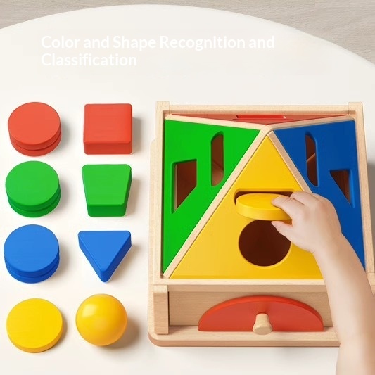 Montessori Color Recognition Educational Building Blocks Toy For Children