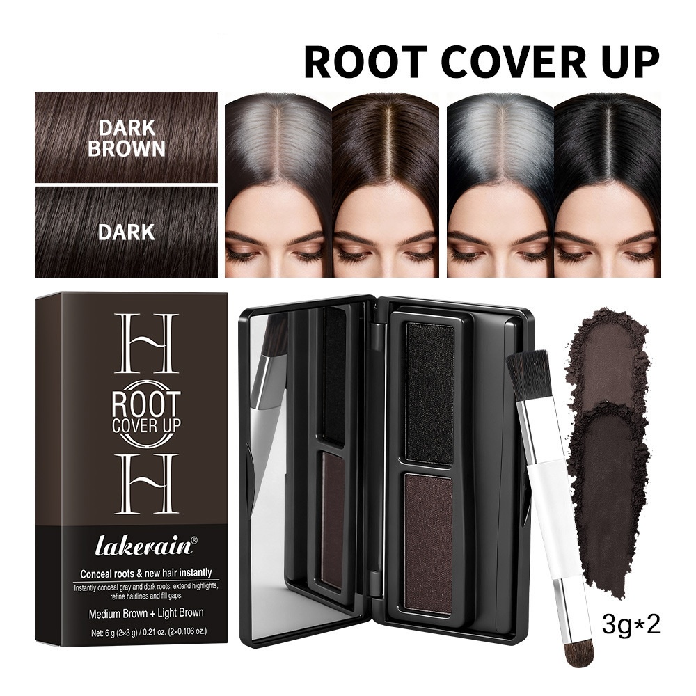 Hair Contour Palette Dual Color Hairline Powder Contour Powder 4