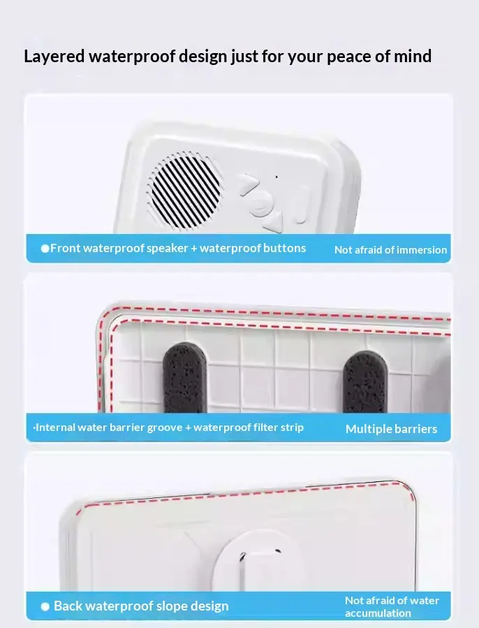 Bathroom Waterproof Mobile Phone Box Bluetooth Speaker