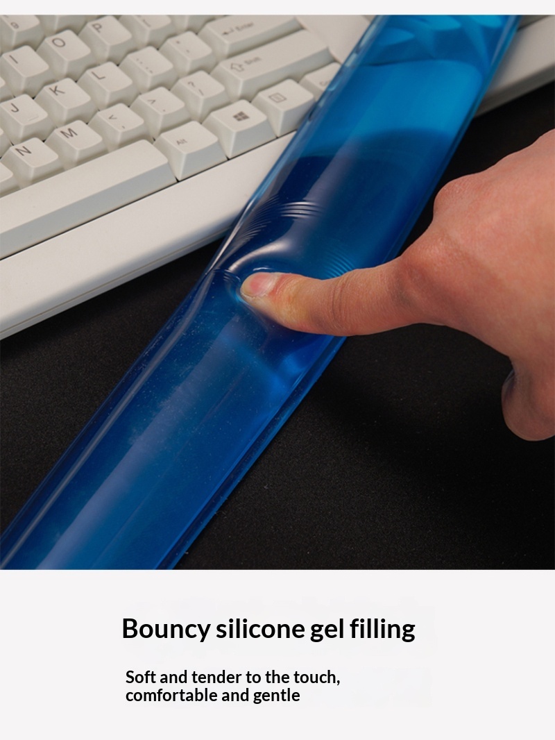 Support de poignet en silicone transparent — Confort ultime pour tes sessions de travail - image 6