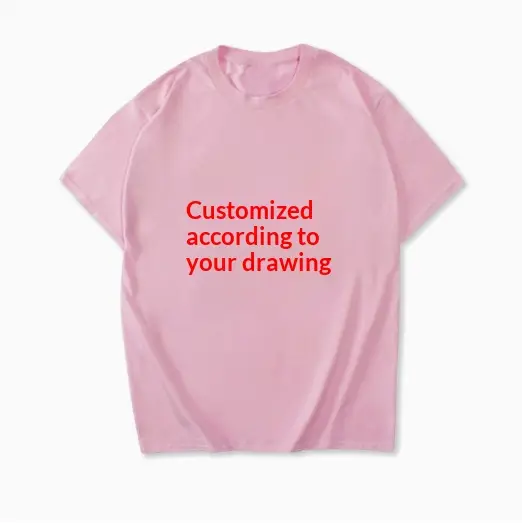 Group Uniform With Loose Fitting Men's And Women's Round Neck Summer T-shirt