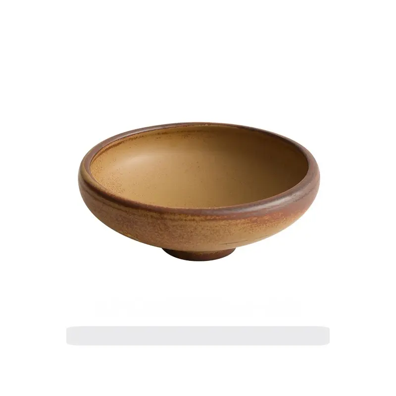 6-inch Tall-footed Small Plate, Vintage Ceramic Specialty Tableware