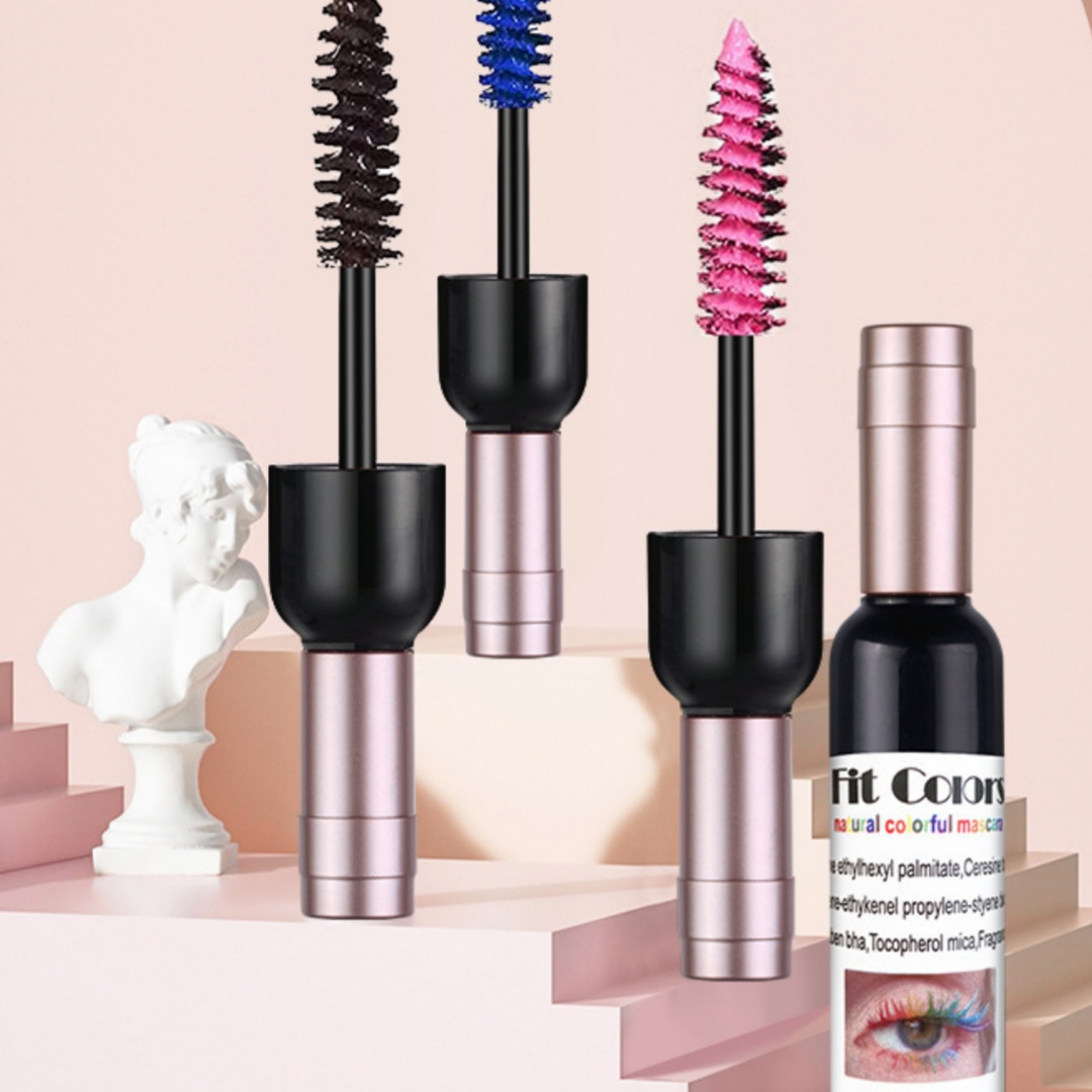 Halloween Stage Long, Thick, Wine-Red, Multi-Colored Mascara - imagen 1