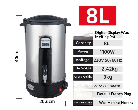 Electric Hot Water Dispenser Stainless Steel Double-layer