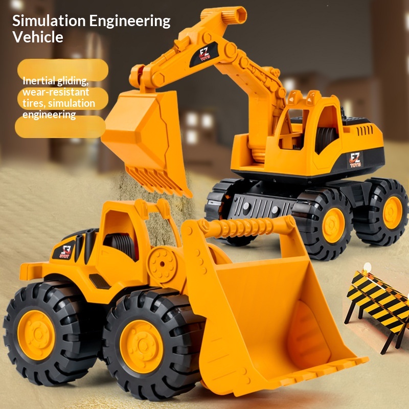 Large-scale Inertial-driven Engineering Vehicle Toy For Kidsdurable And Drop-resistant