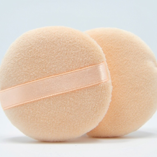 Makeup Artist's Setting Powder Puff Cotton Circular Shape