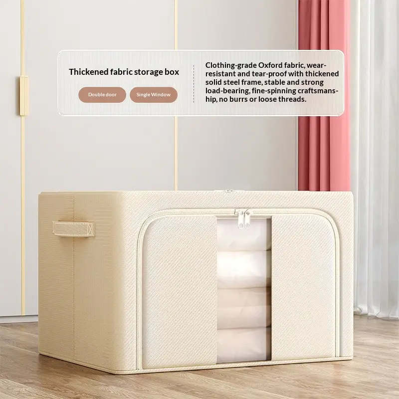Large-capacity Fabric Storage Basket For Home Use