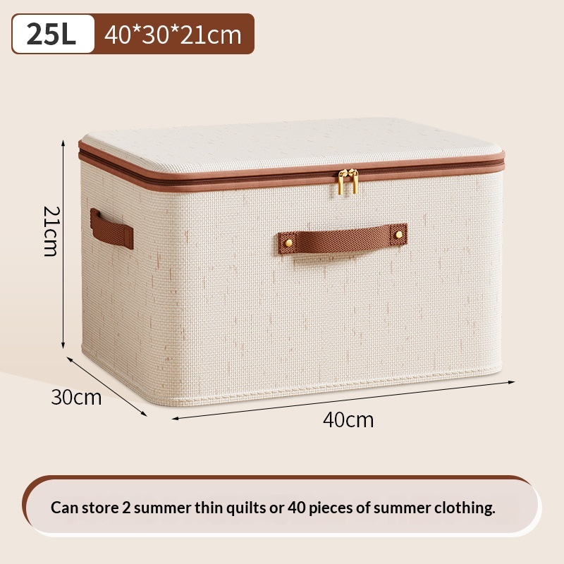 Oxford Cloth Storage Box With Lid Waterproof Large Capacity For Household Clothing Storage - Image 3
