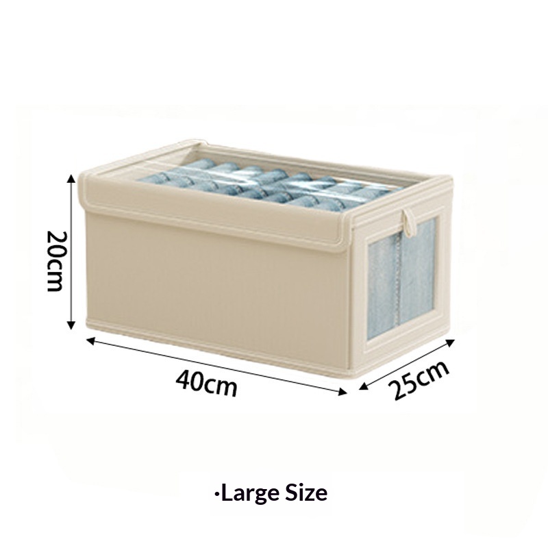 Household Oxford Cloth Storage Box With Lid And Transparent - Image 8