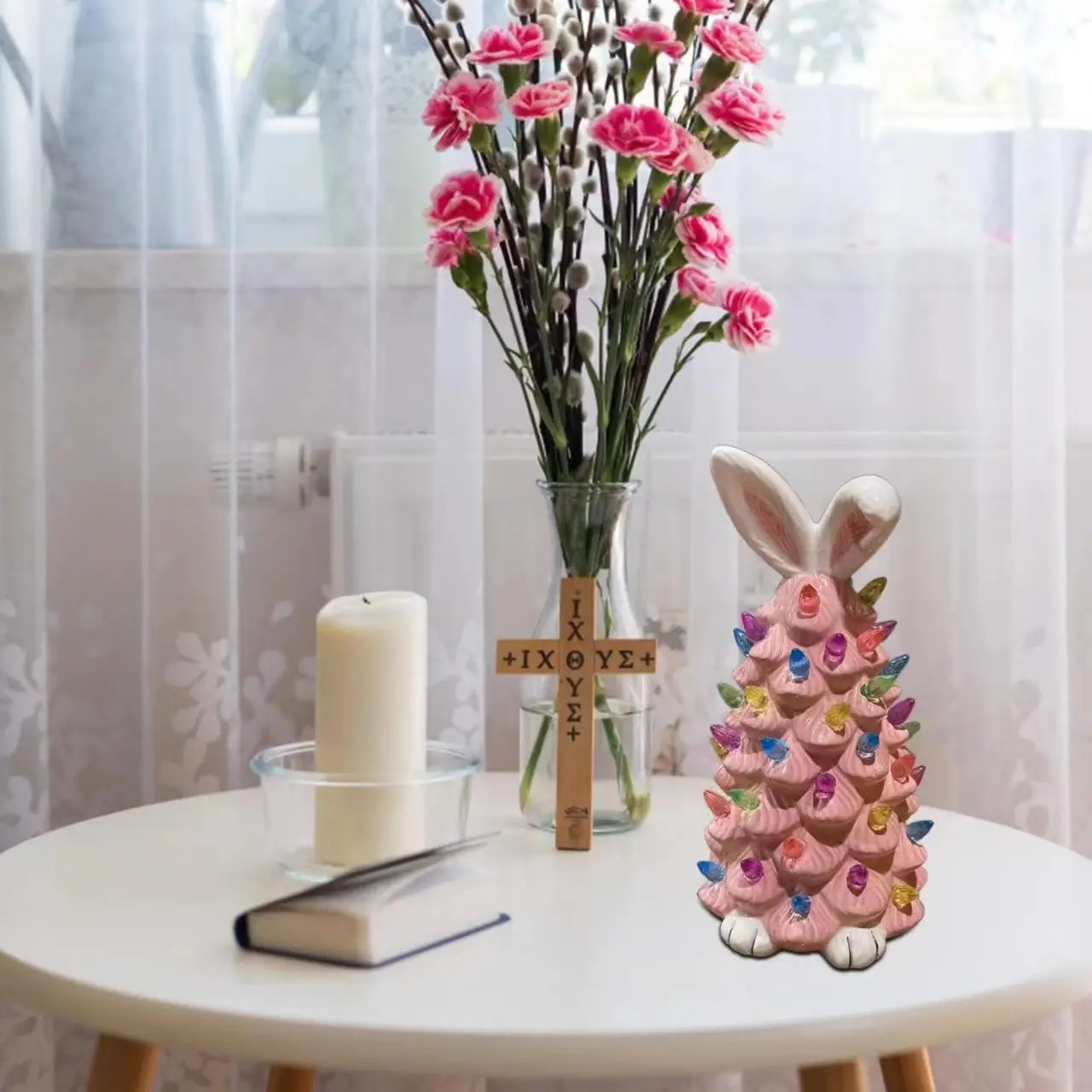 Easter Bunny-Shaped Decorative Creative Resin Craft Ornaments