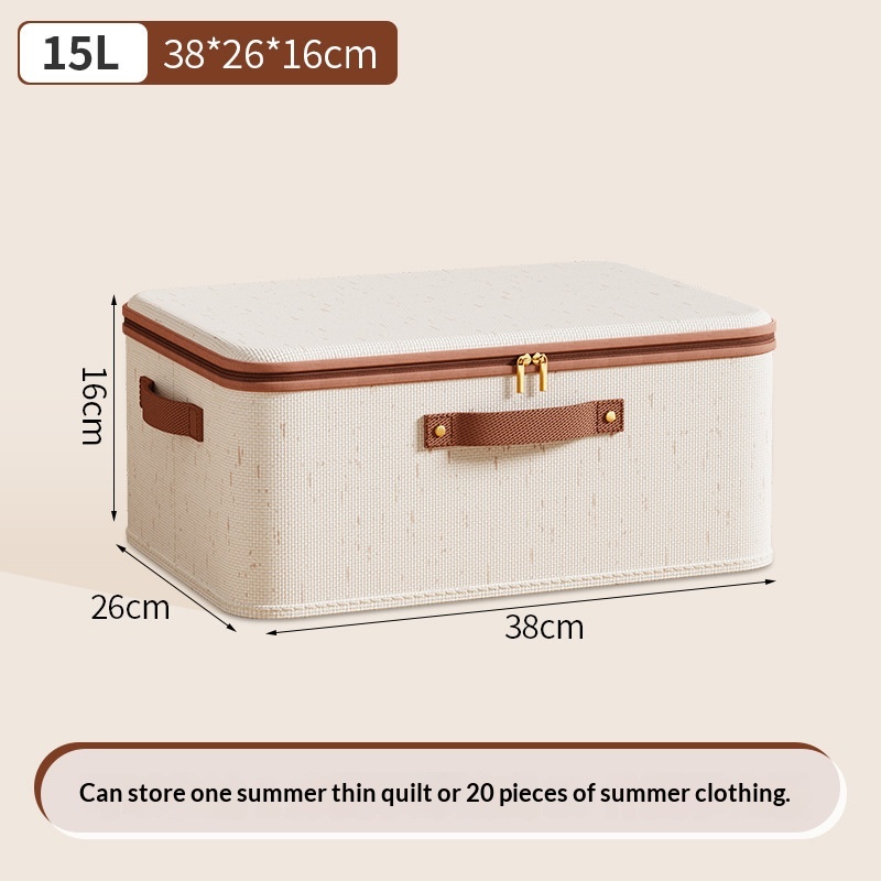 Oxford Cloth Storage Box With Lid Waterproof Large Capacity For Household Clothing Storage - Image 2