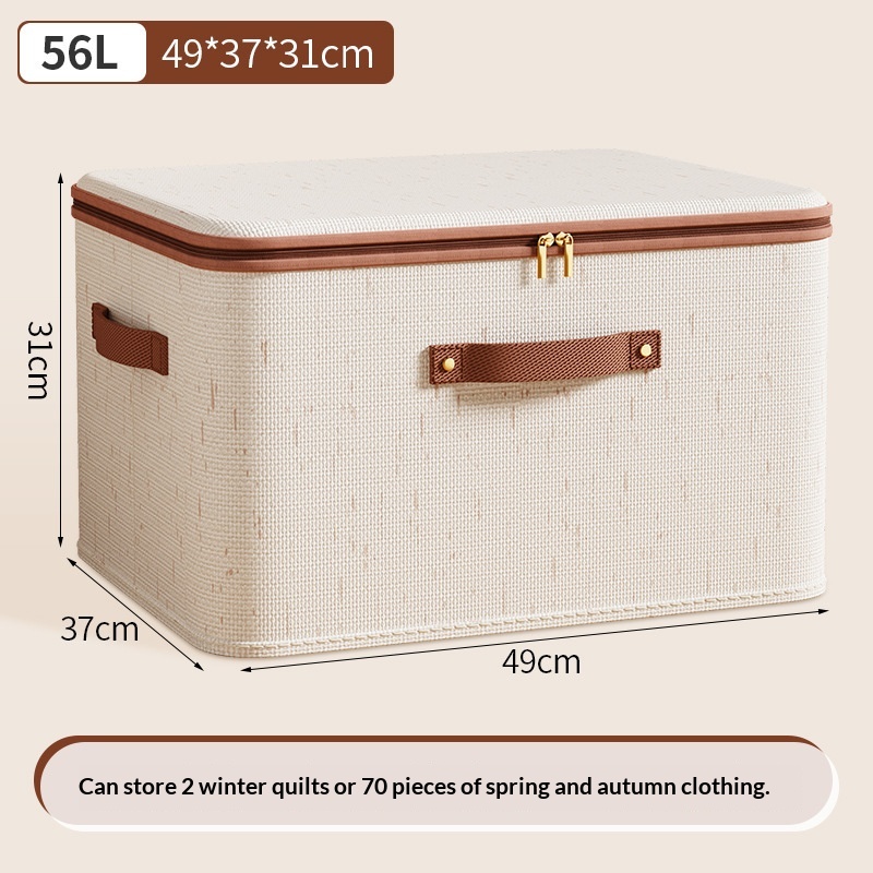Oxford Cloth Storage Box With Lid Waterproof Large Capacity For Household Clothing Storage - Image 5
