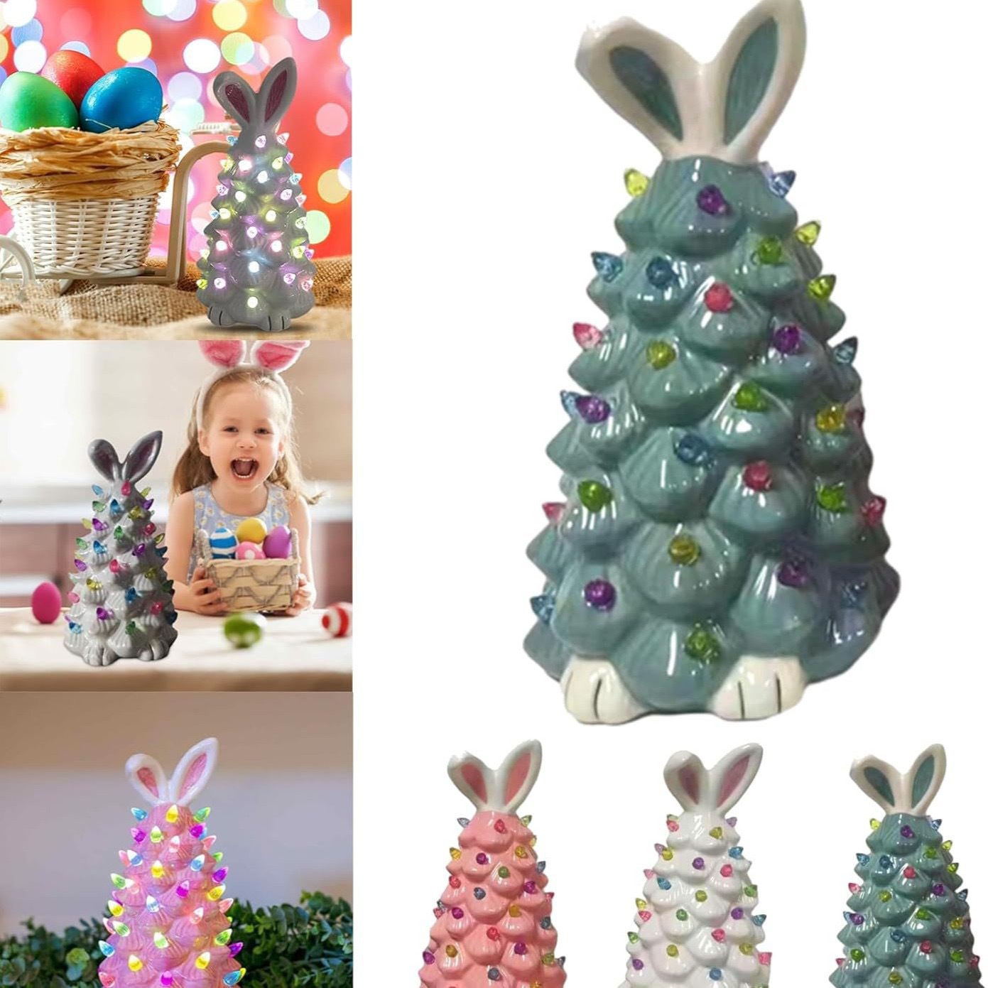 Easter Bunny-Shaped Decorative Creative Resin Craft Ornaments - Image 5