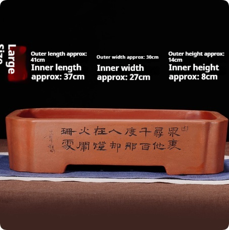 Chinese Style Light Rectangular Design With Perforations For Breathability - Image 1