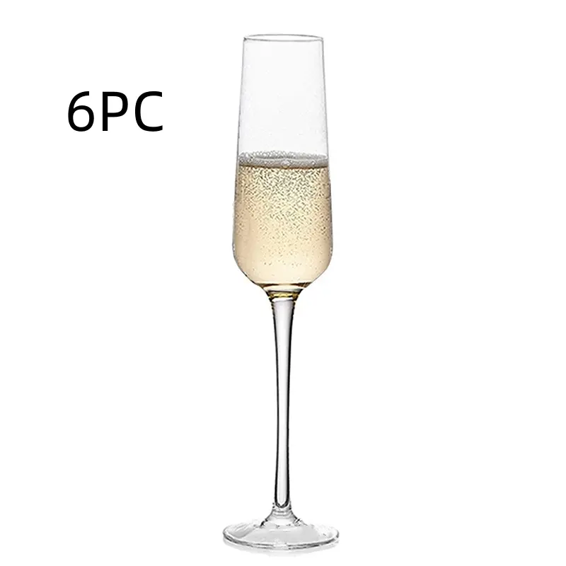 Crystal Wedding Gift Luxury Sleek Tall-stemmed Champagne Flutes