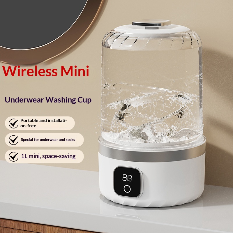 Small Electric Wireless Portable Laundry Cup