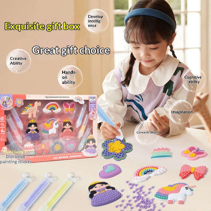 New Kids' DIY Handmade Beaded Mosaic Art Creative Diamond Mosaic