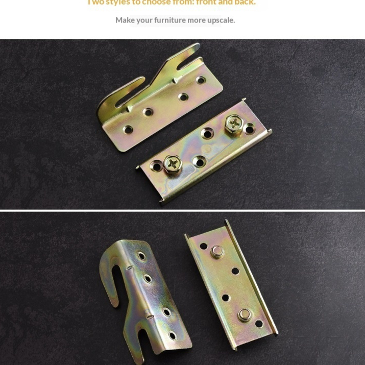 Thickened Bed Hinge Latch Fittings And Connectors - Image 1
