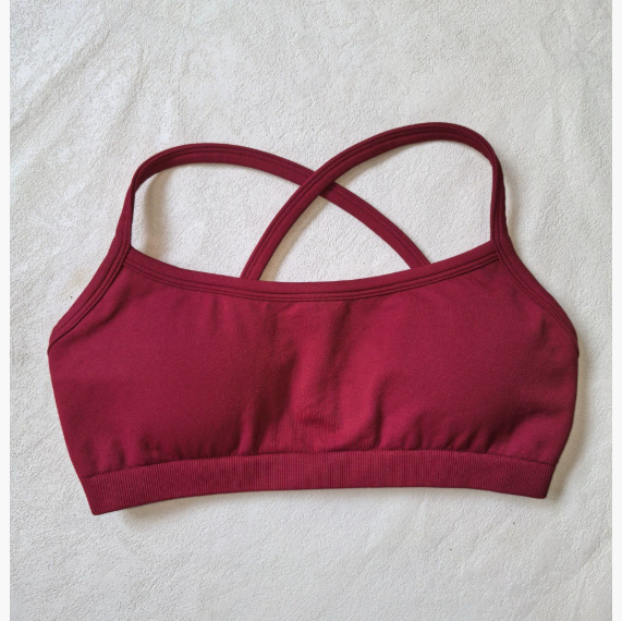 Halter Backless Bra High Waist Peach Sports Shorts Suit - Image 8