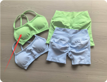 Halter Backless Bra High Waist Peach Sports Shorts Suit - Image 8