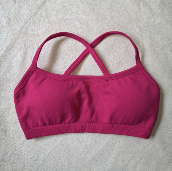 Halter Backless Bra High Waist Peach Sports Shorts Suit - Image 11