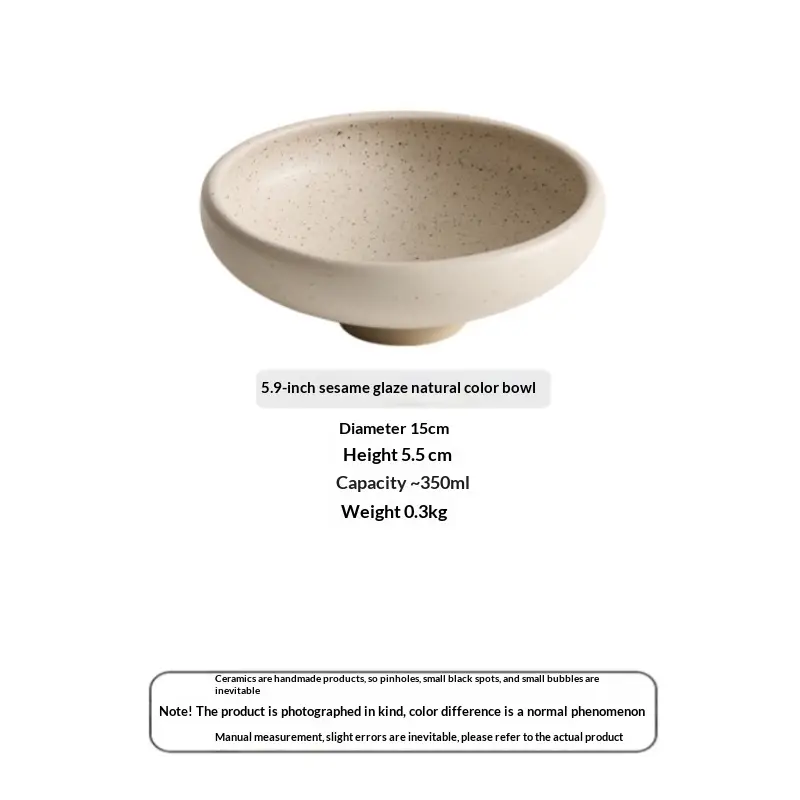 High-end Ceramic 6-inch Conical Bowl