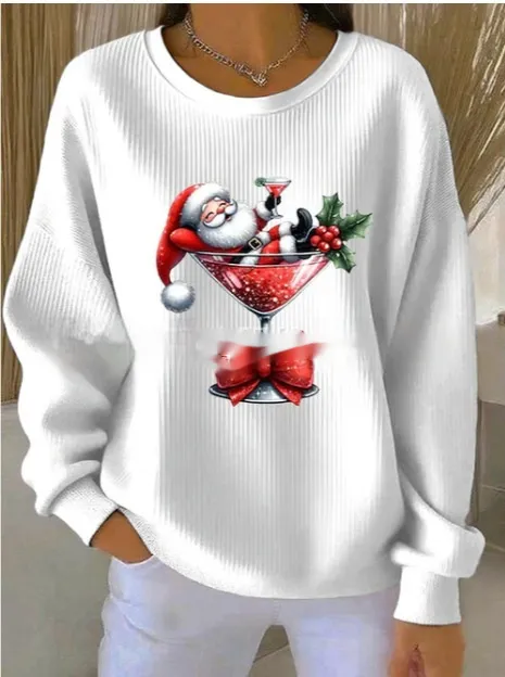 Relaxed-fit Casual Autumnwinter Long-sleeve Crew-neck Sweatshirt - Cz7236 22-3Xl